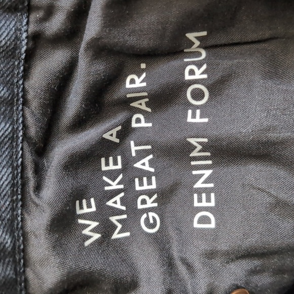 Denim Forum The Nina Super High Cigarette Black Size 26x29 - Picture 14 of 15